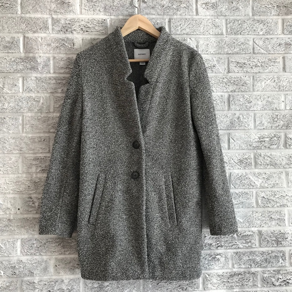 Oversized jacket like sweater